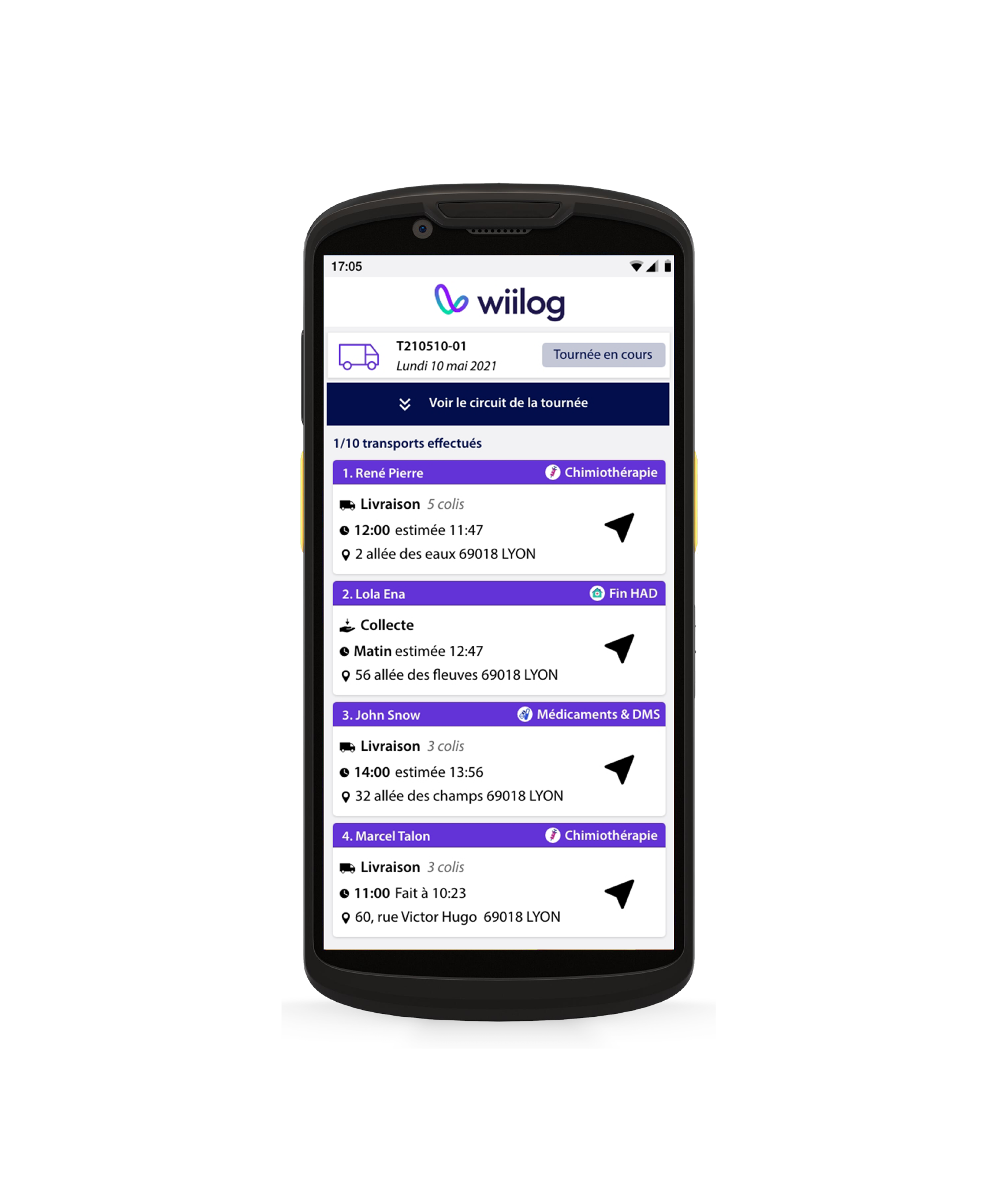 ecran_tournée-mobile-application-wiilog